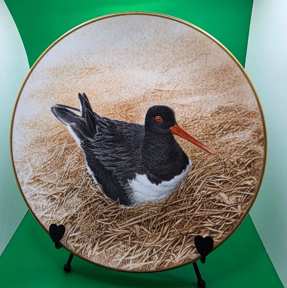 Decorative Plate with Bird DesignDanbury Mint 12 WATERBIRD PLATE-THE SUMNER COLL